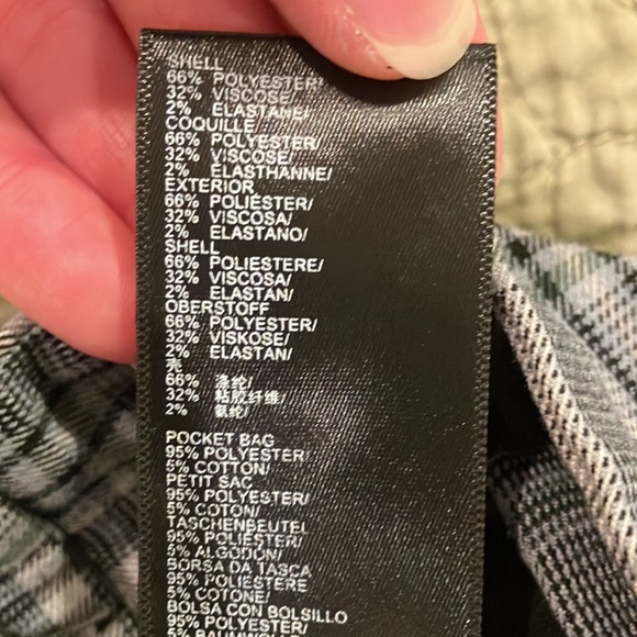 Urban Outfitters High Waisted Plaid Pleated Trouser S - Picture 15 of 15